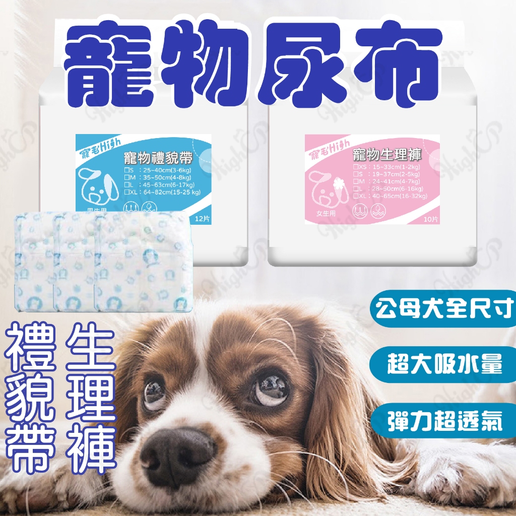 寵物紙尿褲 寵物紙尿布 母狗尿布 禮貌帶 狗狗紙尿褲 狗狗生理褲 紙尿褲 狗尿布 尿布 寵物尿布【HIGHCP寵物百貨】