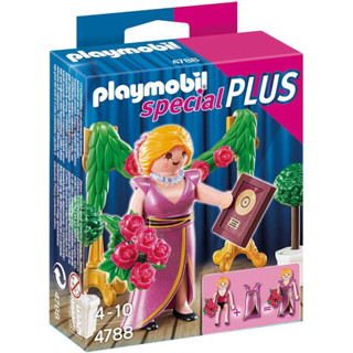 鍾愛一生 德國玩具 Playmobil 摩比 4788 絕版 女歌劇家