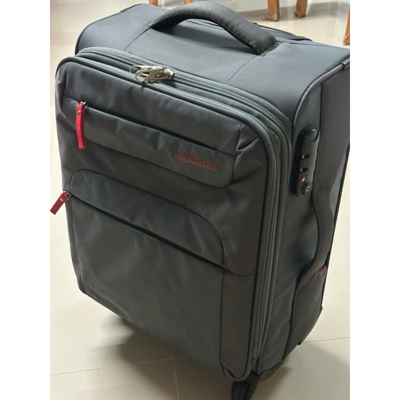 AMERICAN TOURISTER 20吋 手提行李箱 可登機行李箱 可擴充行李箱(布的)