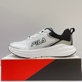 FILA 男生 白色 舒適 輕量 透氣 運動 慢跑鞋 1-J917X-104
