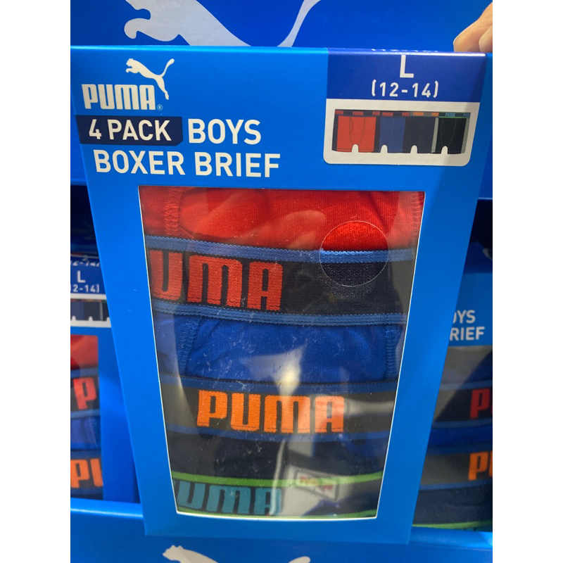 雷丘鋪Puma 男童內褲 （1盒4件）