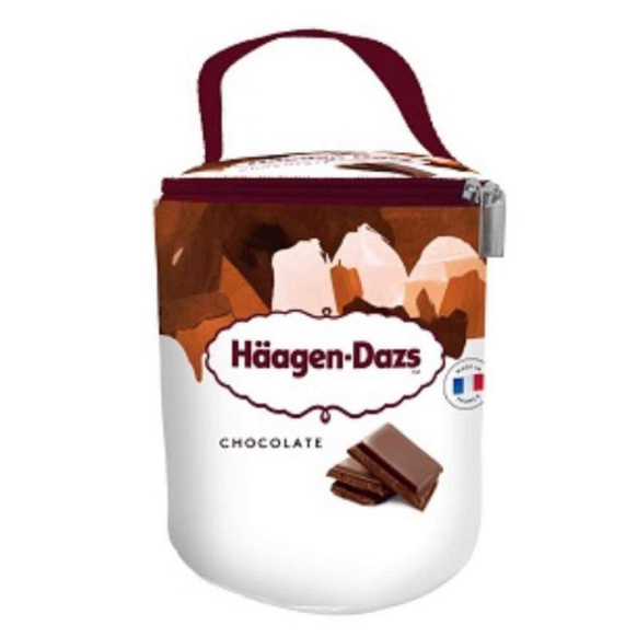 【WAT現貨】哈根達斯保冷袋 巧克力 品脫造型保冷袋 haagen dazs 保冷袋