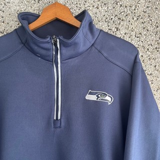 [Oldman Vintage]Half Zip 運動 半拉鍊 罩衫 古著 風衣 外套 L H21