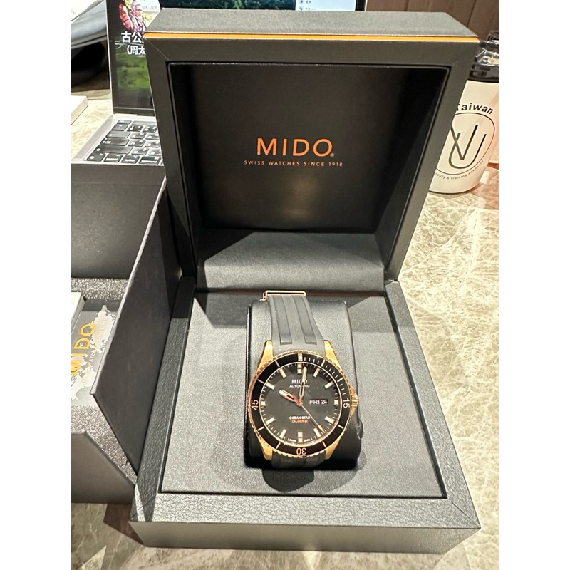 Mido Ocean Star 200 - 瑞士男士自動手錶 - 黑色錶盤 - 錶殼42.5mm