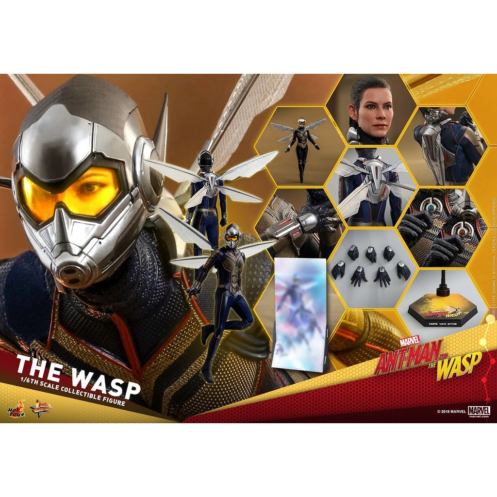 野獸國 Hot Toys MMS498 蟻人 與 黃蜂女 1/6 The Wasp 非 MMS308 MMS497