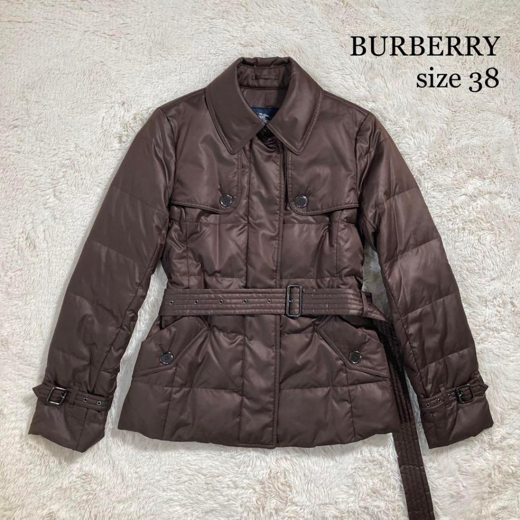 二手 - 英國 Burberry 絎縫棕色羽絨外套 38/M
