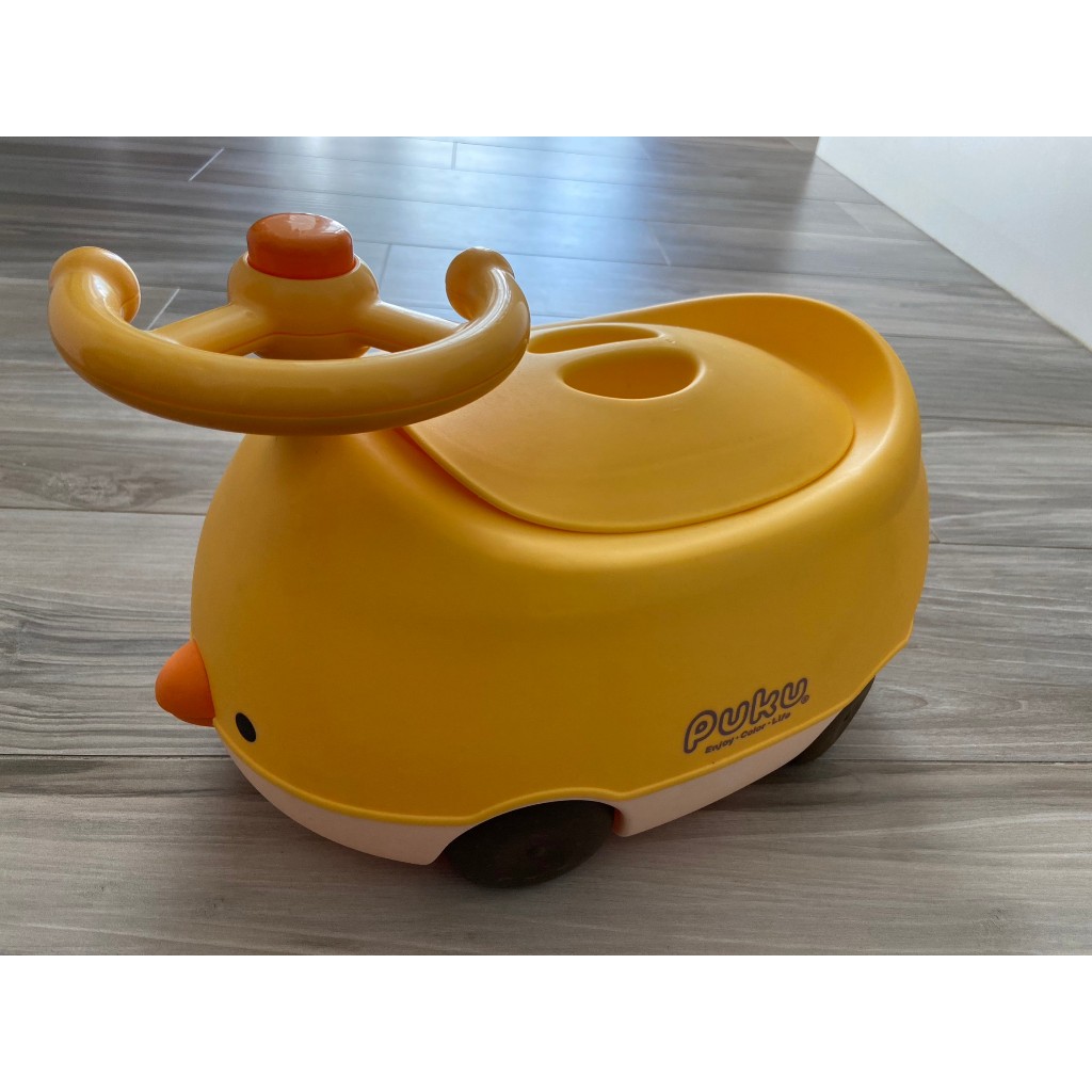 【二手】PUKU 小汽車學習便器  兒童坐便器 寶寶訓練便座 訓練便器 小馬桶 (嘉義市可面交)