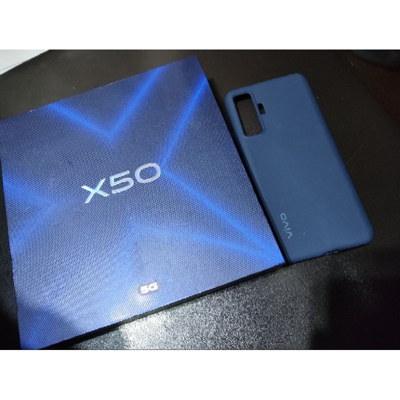 vivo x50 原廠 空盒 +矽膠殼 手機殼 保護殼