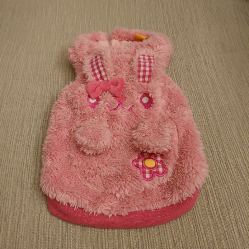 CREATIVE YOKO日本寵物服飾品牌立體兔兔造型衣著（二手出清）加贈撿便袋一卷