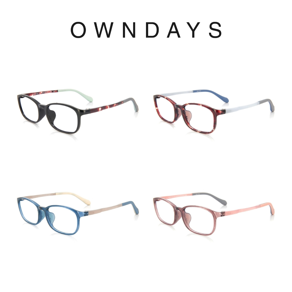 OWNDAYS Junni方型光學鏡框 JU2034T-2S