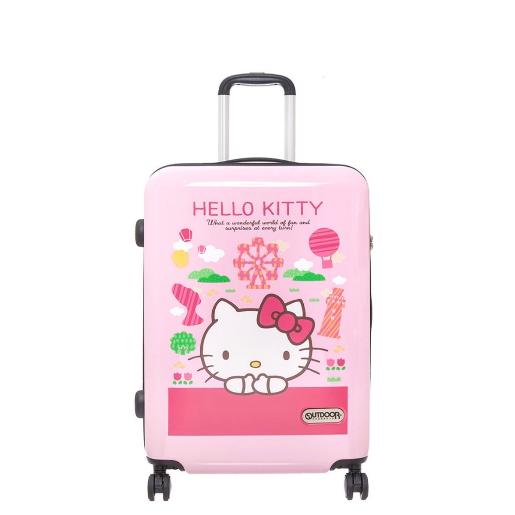 安德特 批發團購 OUTDOOR Hello Kitty聯名款 20吋-粉紅色 ODKT21A19PK KT行李箱