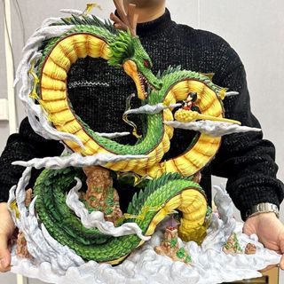 清倉【七龍珠】大號 神龍與小悟空 可發光 模型 禮物 57cm