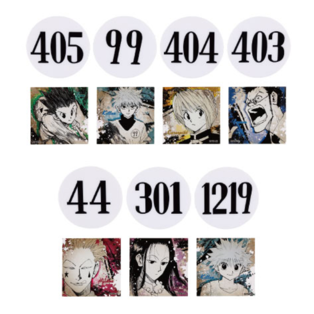 現貨| 富堅義博展｜富樫義博展｜hunter X hunter｜獵人｜獵人考試號碼牌｜號碼牌｜獵人考試｜勳章｜徽章｜盲抽