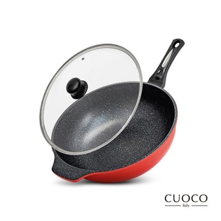 【CUOCO】鈦晶巖大寶鍋(富貴限量版)34cm(附蓋)
