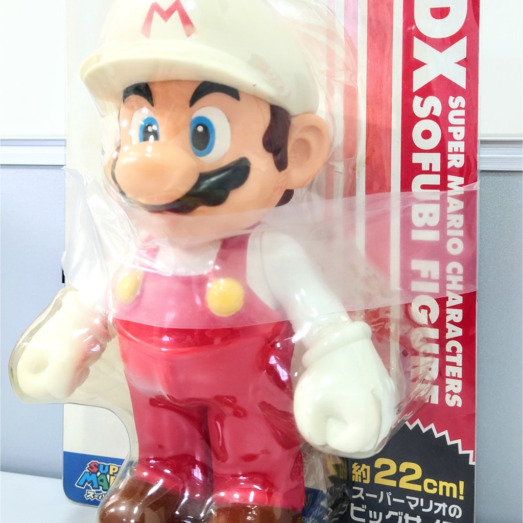 「限量收藏」火焰花 瑪利歐 公仔 Super Mario DX SOFUBI Series 3（全新未拆）