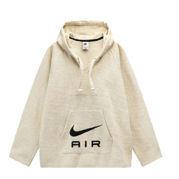 全新 STUSSY x NIKE Pullover Hoodie 限量 聯名款帽T DO5307-120米色亞麻 S號