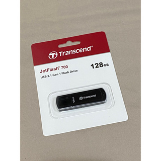 Transcend 創見 JetFlash700 USB3.1 128GB 隨身碟-經典黑(TS128GJF700)