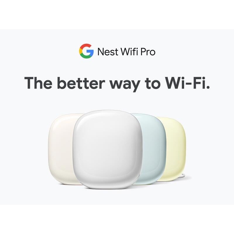 最新Wi-Fi 6E Mesh網路分享器※台北快貨※Google Nest Home WiFi Pro谷歌智慧家庭路由器