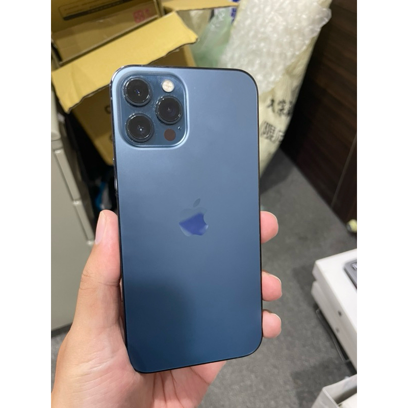 蘋果原廠 Apple  IPhone 12 Pro Max 256G 藍