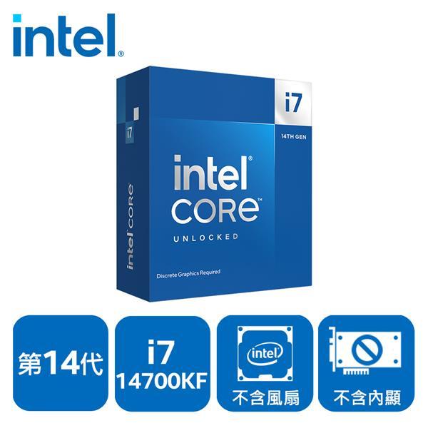 INTEL 盒裝Core i7-14700KF全新只有一顆