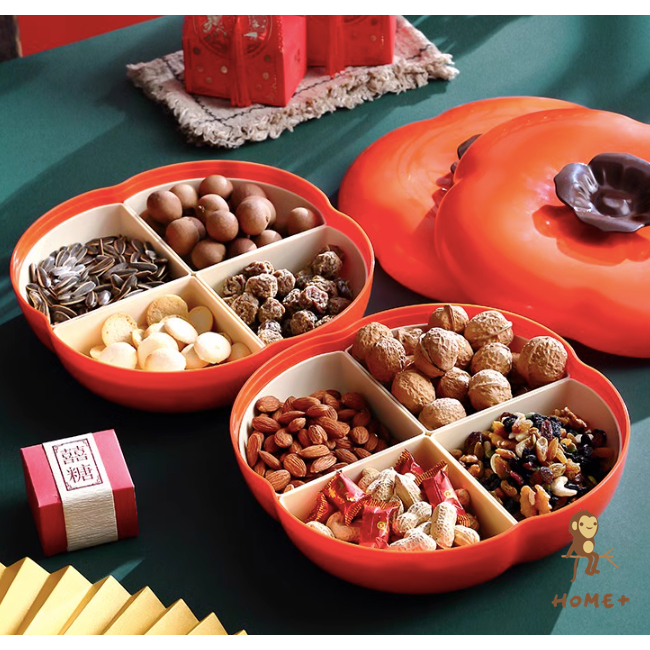 過年糖果盒（022-3）新年糖果盒 喜糖盒 龍年糖果盤 分格 迷宮糖果盒 過年糖果盤 分格果盤 分格收納 柿柿如意