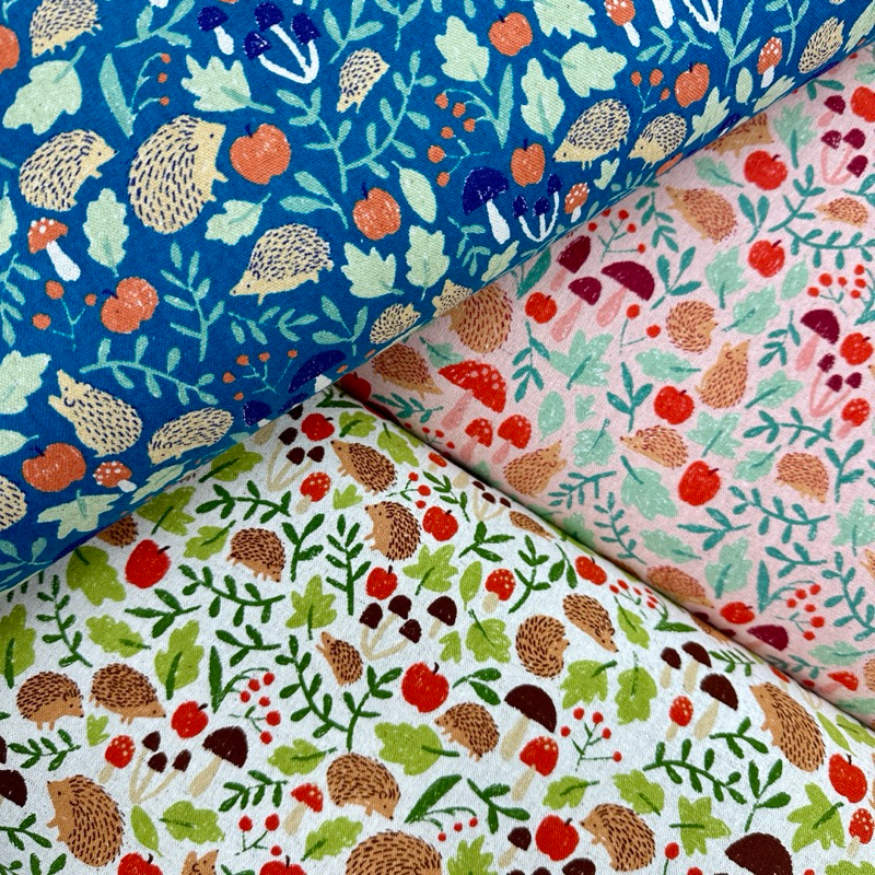 【大同布行】日本Sevenberry棉麻布 日本布 進口布 可愛小刺蝟 布包、抱枕、手作、桌巾、手作、門簾、布置、布料