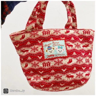 二手絕版品🇯🇵日本海洋迪士尼 樂園限定 聖誕節 Duffy 達菲 雪莉玫 手提袋 包包 手提包［小悅虎日貨🐯］