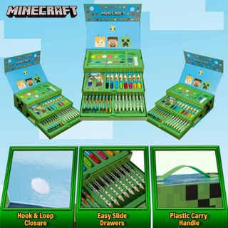 預購🚀空運🚀英國專櫃 Minecraft 麥塊 我的世界文具 蠟筆 彩色筆 直尺 鉛筆 橡皮擦 筆記本 色鉛筆