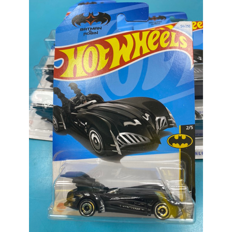 全新現貨 風火輪 Hot wheels BATMAN &amp; ROBIN BATMOBILE 蝙蝠俠 羅賓 蝙蝠車 DC