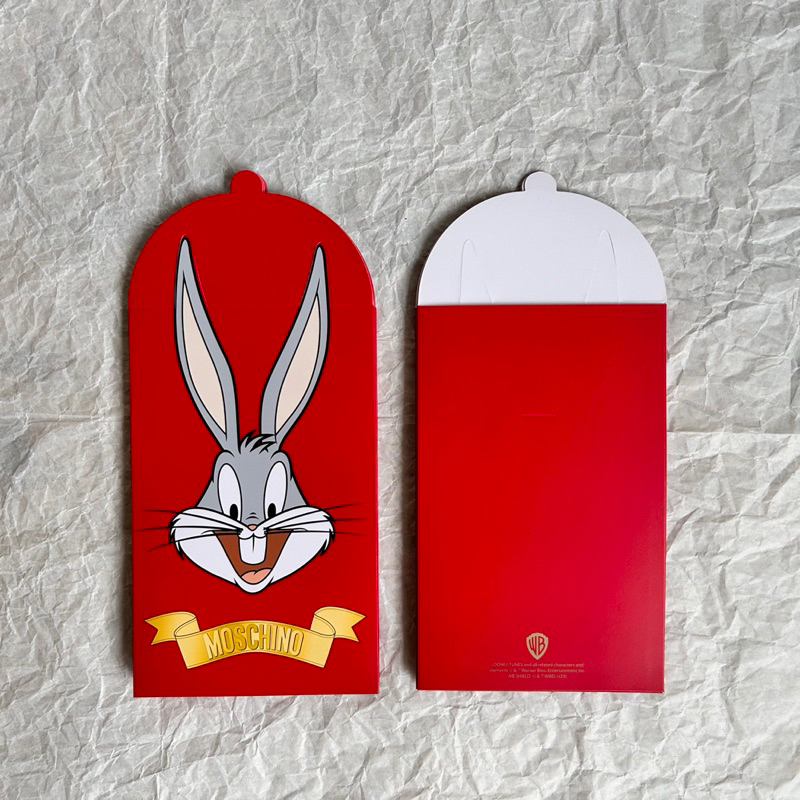 Moschino VIP 限定版 紅包 華納兔 紅包袋 立體浮雕 精品名牌紅包袋 春節 年節 兔巴哥 華納兄弟 兔寶寶