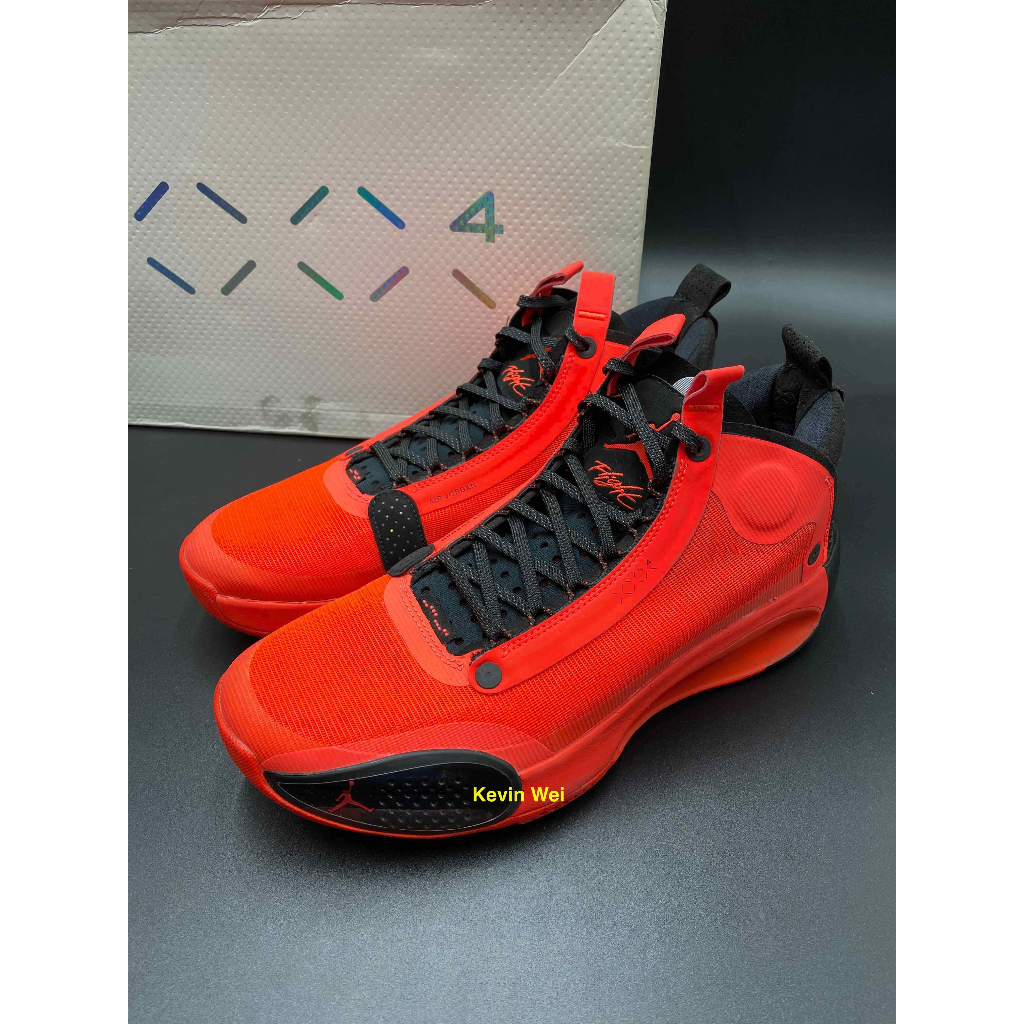 Air Jordan XXXVI 34 Infrared 紅 黑 AR3240-600 籃球鞋 US10.5 二手