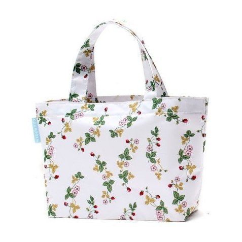 [瑞絲小舖]~日雜附錄WEDGWOOD野莓印花圖樣手提包 托特包 午餐袋 便當包 手拎包