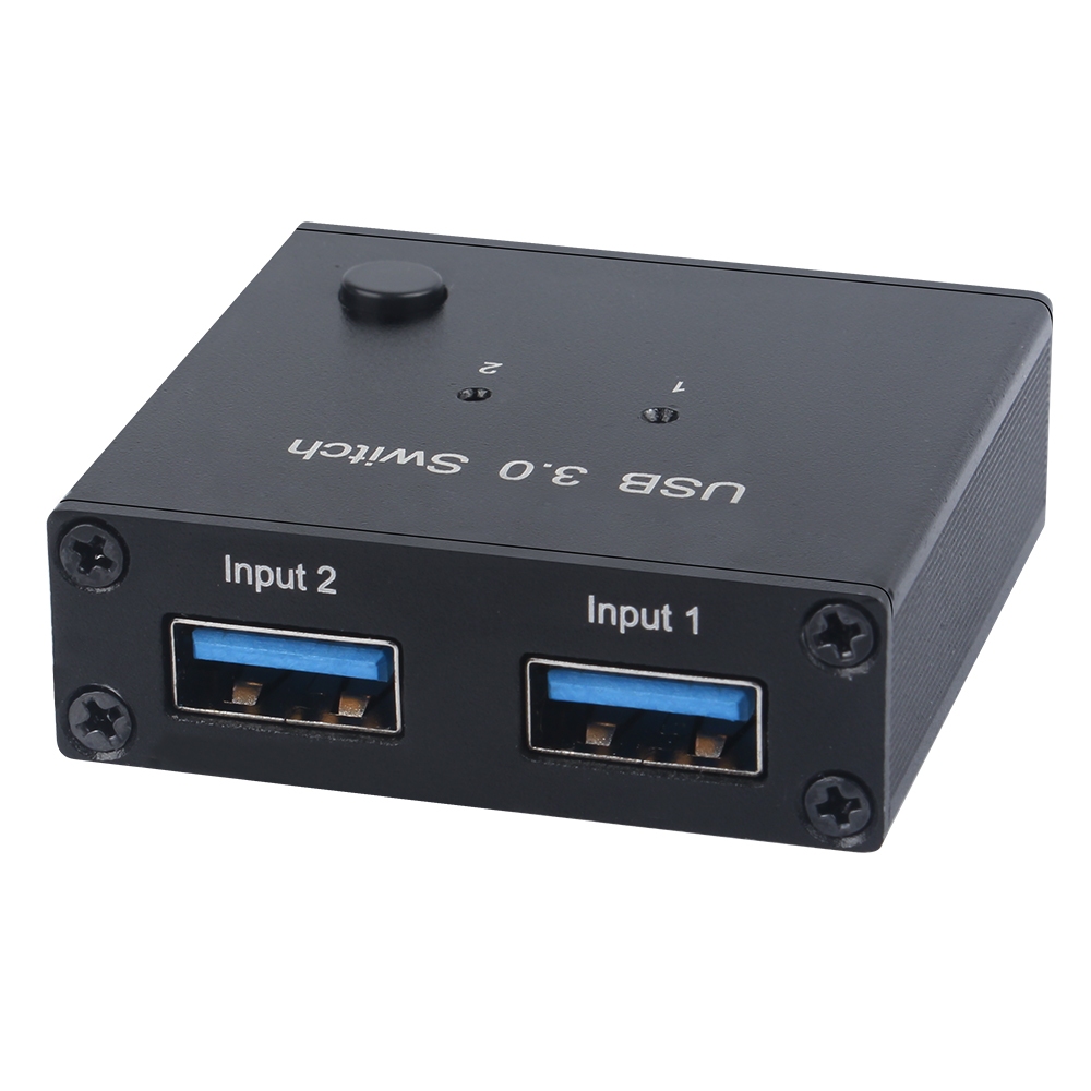 易控王 USB3.0 二進一出單向切換器 兩台主機切換USB設備使用 (40-123)