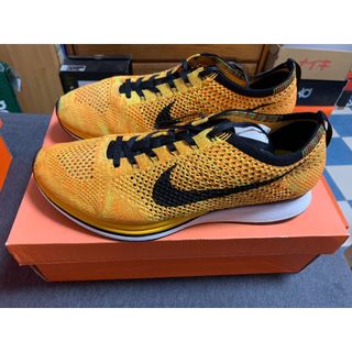 Nike flyknit racer cheetos 黑黃 李小龍 編織 US11 29cm