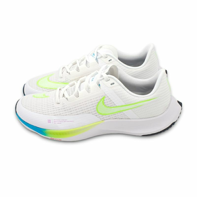 【MEI LAN】Nike Rival Fly 3 (男)  輕盈 透氣 競速路跑鞋 CT2405-199 白綠