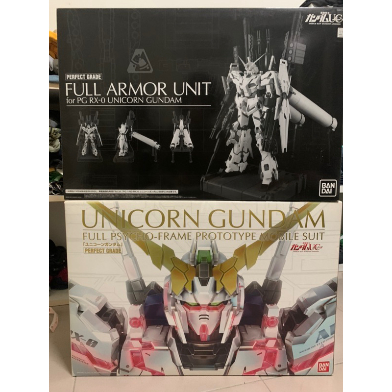 BANDAI全新未拆  鋼彈UC PG 1/60 RX-0 UNICORN GUNDAM 01 獨角獸鋼彈 +全武裝