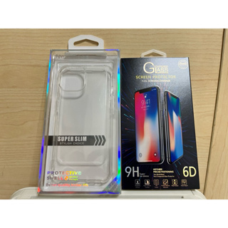 Yomix 優迷 iphone15 手機保護貼+透明防摔保護殼（可議價）
