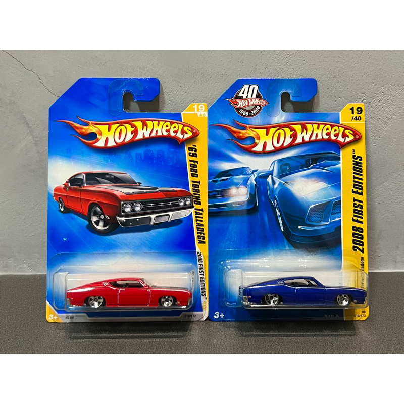 《初版》 Hot Wheels 風火輪 ‘69 Ford Torino Talladega 福特 2008