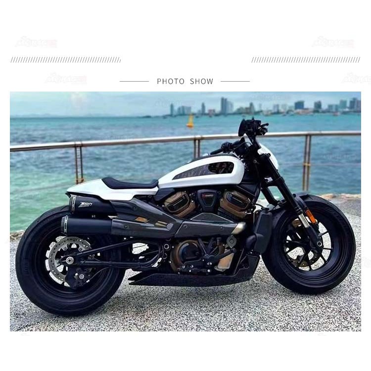 史博史特排氣管 適用於 Harley  Sportster改裝防燙墊 Harley Davidson Sportster