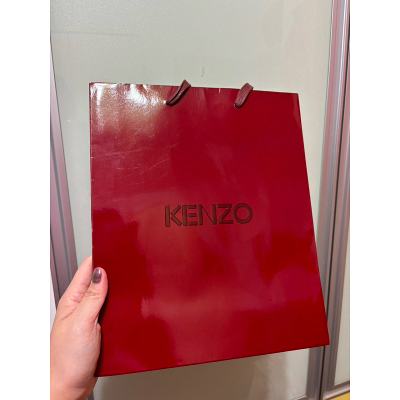 買一送一 現貨商品 二手商品 專櫃正貨紙袋 經典紅色KENZO