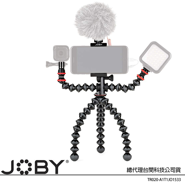 JOBY GorillaPod Mobile Rig 手機直播攝影組 自拍棒 章魚腳架  JB41 JB01533