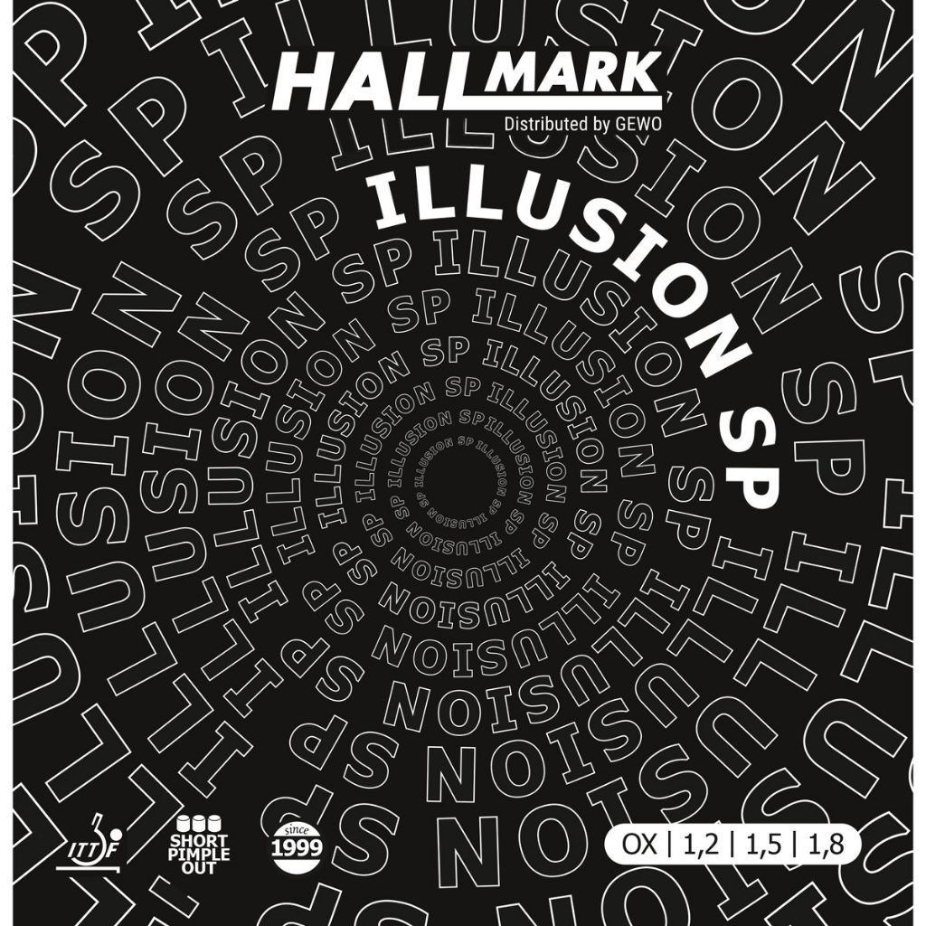 德國 GEWO HALLMARK Belag Illusion-SP 短顆粒桌球膠皮