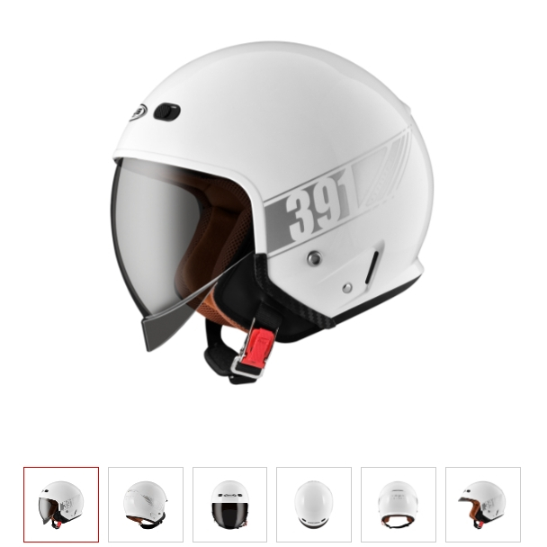 【ZEUS】ZS-391系列 A29 白色 半罩式 4分之3罩安全帽 太空帽  🔥
