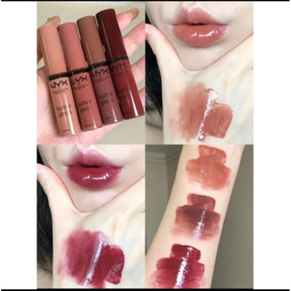 現貨✨ 小紅書推薦正品NYX 棉花糖唇釉 Butter Gloss 黃油唇釉 奶油柔霧唇霜 唇蜜 烏龍奶茶