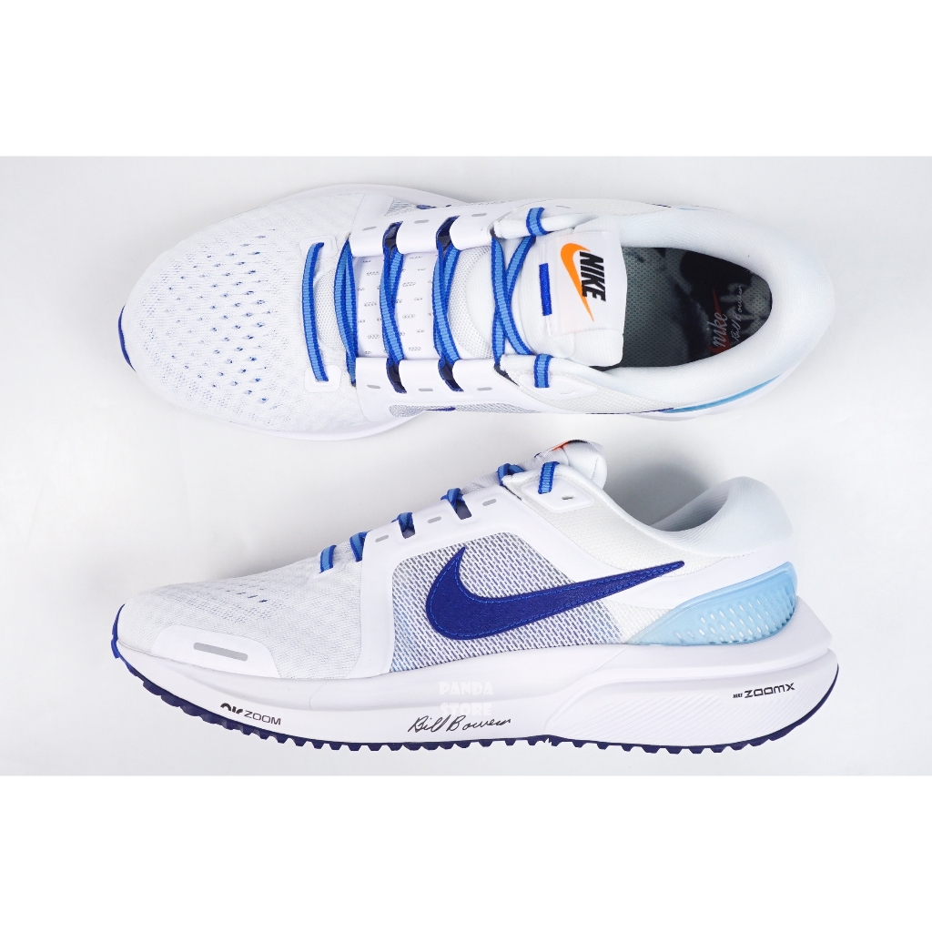 胖達）NIKE VOMERO 16 PREMIUN 緩震 慢跑 運動鞋 FJ0330-100 白藍 男鞋