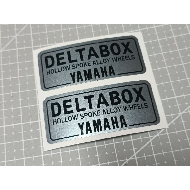 Yamaha FZ1 車架 貼紙 防水 銀色 deltabox v twin fzr fz2 復刻貼紙