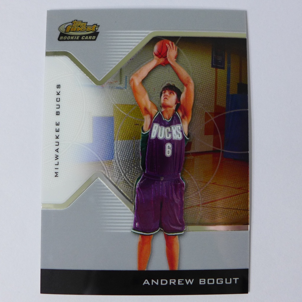 ~Andrew Bogut~NBA球星/安德魯·波格特  2005年Finest.限量599張.新人金屬卡 RC