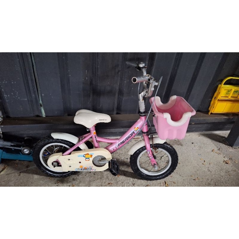 12吋粉色兒童腳踏車