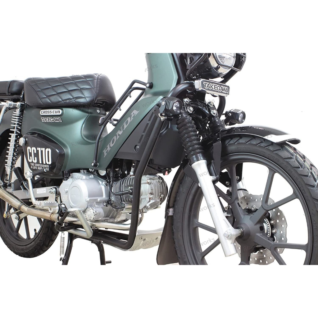 CC110引擎保桿 適用於 Honda CC110改裝引擎保護桿 Cross Cub 110  Cross Cub 11