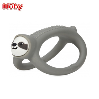 Nuby 矽膠搖搖固齒器 樹懶 口腔保健 固齒器 嬰兒玩具